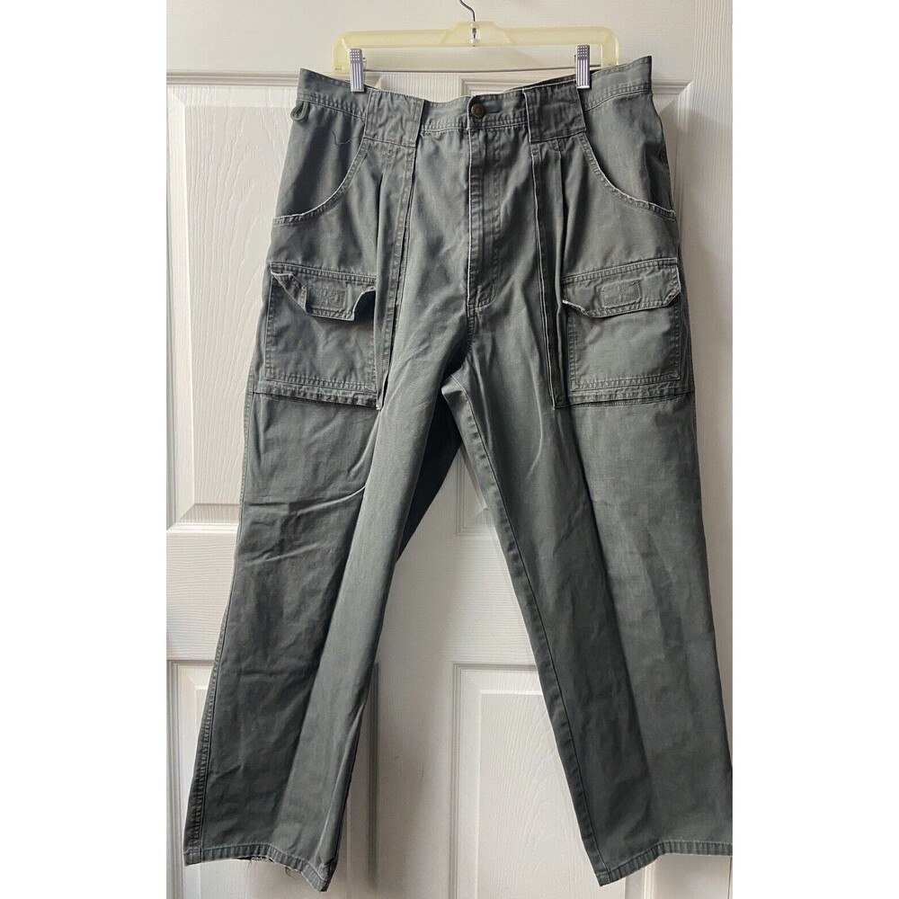 Vintage Wrangler RW Cargo Pants Mens 35 short Miltary Green Classic Work